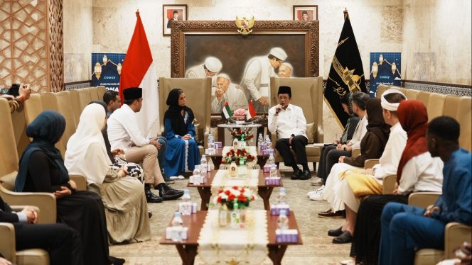 
 Menag Nasaruddin Umar Terima Delegasi Zayed Award for Human Fraternity di Masjid Istiqlal