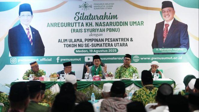 
 Menag Nasaruddin Umar Ajak PWNU Sumut Perkuat Spiritualitas dan Pendidikan