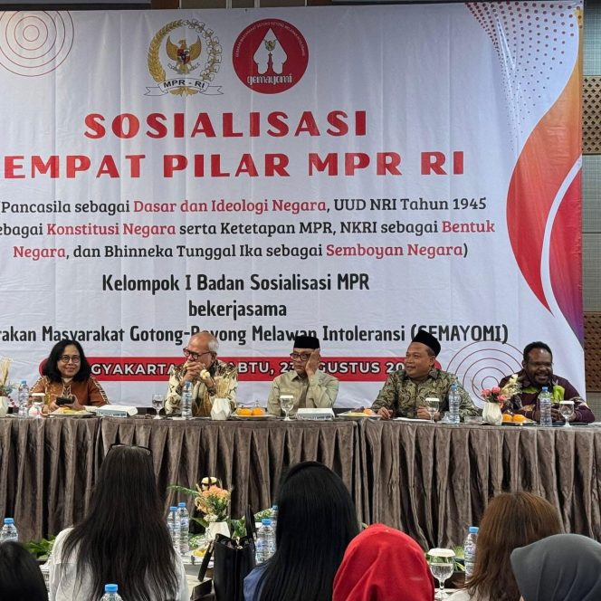 
 Sosialisasi 4 Pilar MPR RI di Yogyakarta,Arianto Kogoya : Bhinneka Tunggal Ika Harus Jadi Aksi Nyata, Bukan Sekadar Slogan