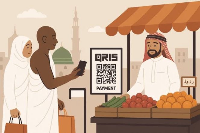 
 Tanpa Tukar Riyal, Jemaah Umrah dan Haji Bisa Belanja Lewat QRIS di Kartu Nusuk