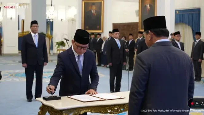 
 Politikus Golkar Mukhtarudin Resmi Dilantik Jadi Menteri Perlindungan Pekerja Migran Indonesia