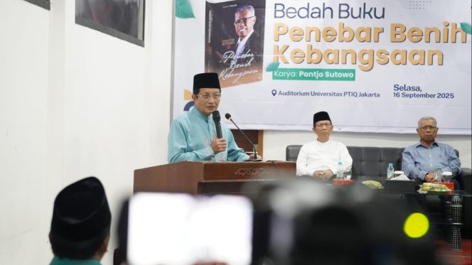 
 Menag Nasaruddin Umar: Pontjo Sutowo Teladankan Integrasi Ilmu, Budaya, dan Agama