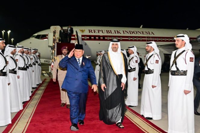 
 Presiden Prabowo Tiba di Doha, Tunjukkan Solidaritas Indonesia untuk Qatar Pascaserangan Israel