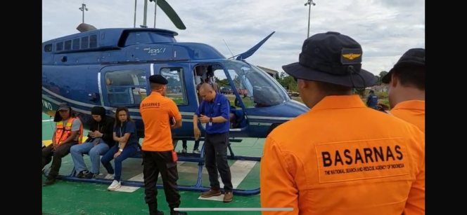 
 Helikopter PK-IWS Milik Maskapai Intan Angkasa Hilang Kontak, SAR Gabungan Gelar Pencarian