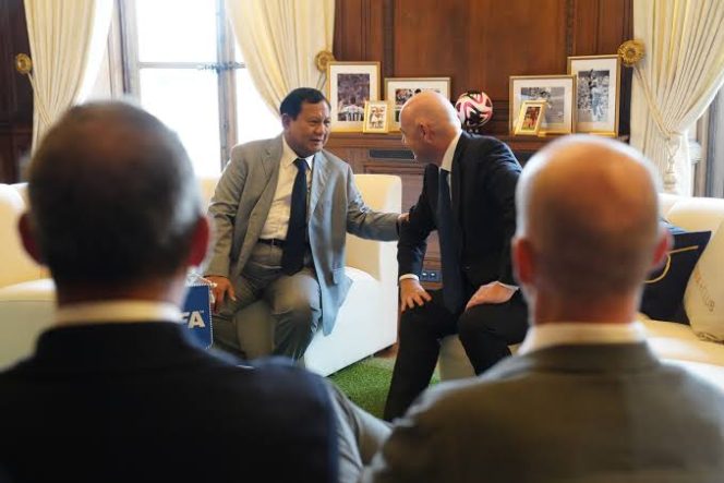 
 Gianni Infantino Bertemu Presiden Prabowo Subianto di New York