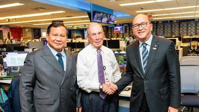 
 Presiden Prabowo Temui Michael Bloomberg di New York, Bahas Investasi Energi Bersih dan Perlindungan Laut