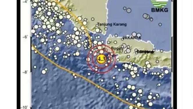 
 Gempa 4,3 Guncang Lebak Banten, Disusul Guncangan 6,8 di Tanimbar Maluku, BMKG: Tak Berpotensi Tsunami
