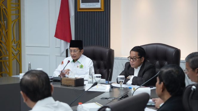 
 Menag Nasaruddin Umar: Pusat dan Daerah Harus Bersinergi Wujudkan Kesejahteraan Pesantren dan Rumah Ibadah