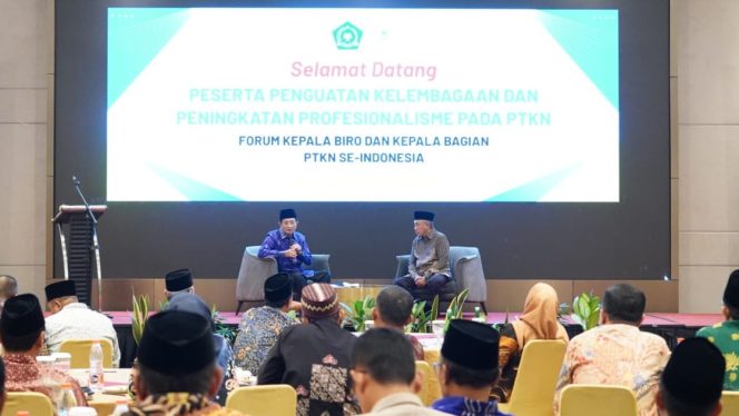 
 Menag Nasaruddin Umar Tekankan Peran Strategis Kepala Biro dalam Pengelolaan PTKN: ‘Kalau Tidak Berfungsi, 50 Persen Institusi Tidak Jalan’