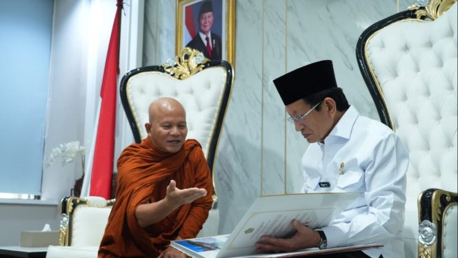 
 Menag Nasaruddin Umar Dukung Peresmian Vihara Dhammaduta Bali: Simbol Kerukunan dan Kekayaan Spiritual Nusantara