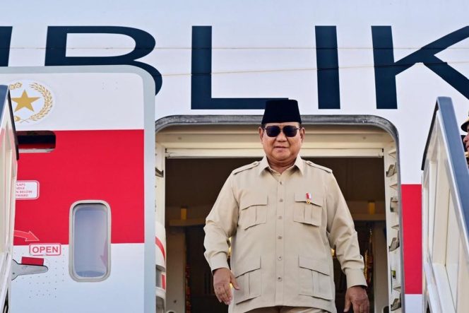 
 Presiden Prabowo Tiba di Tanah Air Usai Hadiri KTT Perdamaian Gaza di Mesir