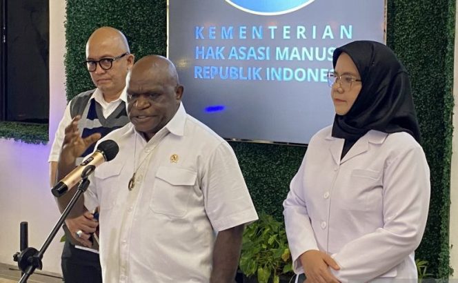 
 Menteri HAM Natalius Pigai Tegaskan Pemotongan Dana Otsus Tak Seharusnya Dilakukan