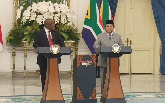 
 Presiden Prabowo dan Presiden Ramaphosa Sepakat Perkuat Kerja Sama Indonesia–Afrika Selatan: “Kita Miliki Sejarah dan Semangat yang Sama”