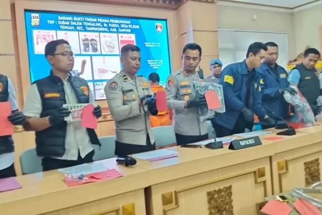 
 Polres Gianyar Ungkap Pembunuhan Sadis Mandor Proyek di Pejeng, 3 Pelaku Diamankan