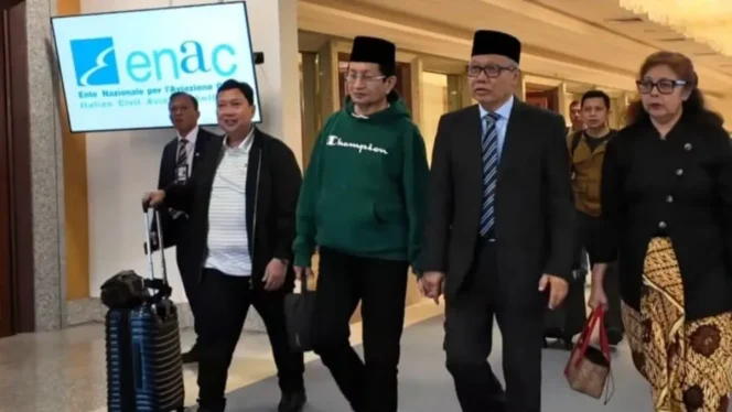
 Menag Nasaruddin Umar Hadiri Pertemuan Internasional untuk Perdamaian di Vatikan: Bawa Semangat Kemanusiaan dari Indonesia