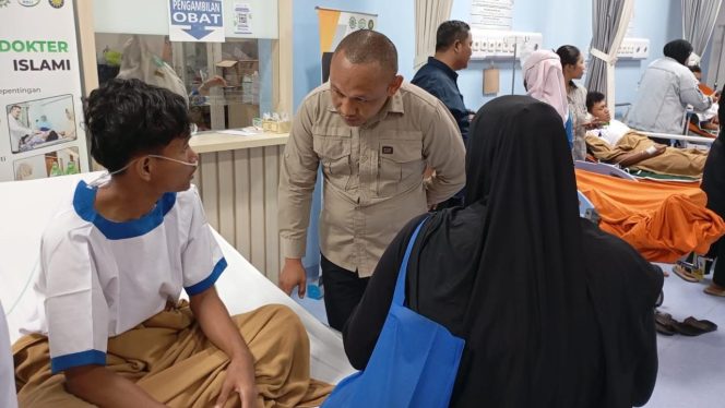 
 Kakanwil Kemenkumham DKI Jakarta Tinjau Korban Ledakan SMAN 72, Pastikan Hak Korban Terpenuhi