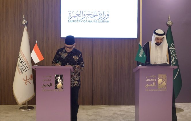 
 Indonesia dan Arab Saudi Tandatangani MoU Kerja Sama Haji 2026, Kuota Haji Indonesia 221.000 Jemaah