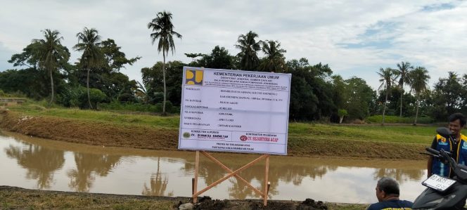 
 Dikerjakan Sejak Mei 2025, Proyek Irigasi Saddang di Sidrap Belum Rampung