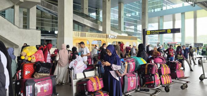 
 Kloter Kedua Umrah Akbar Annur-JRW Mendarat di Makassar, Jamaah Segera Diberangkatkan ke Sidrap