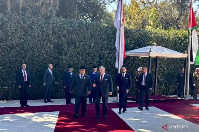 
 Presiden Prabowo Disambut Raja Abdullah II di Istana Basman, Perkuat Kemitraan Strategis Indonesia–Yordania