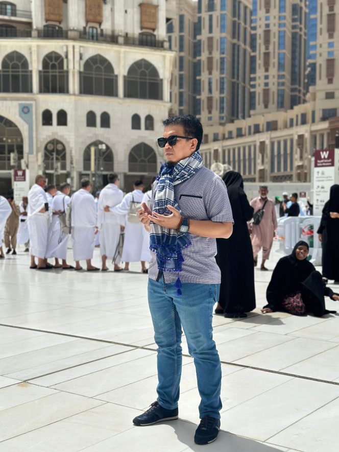 
 Selesai I’tikaf dan Idulfitri, Bunyamin Yapid Kembali Lanjutkan Misi Pelayanan Jamaah