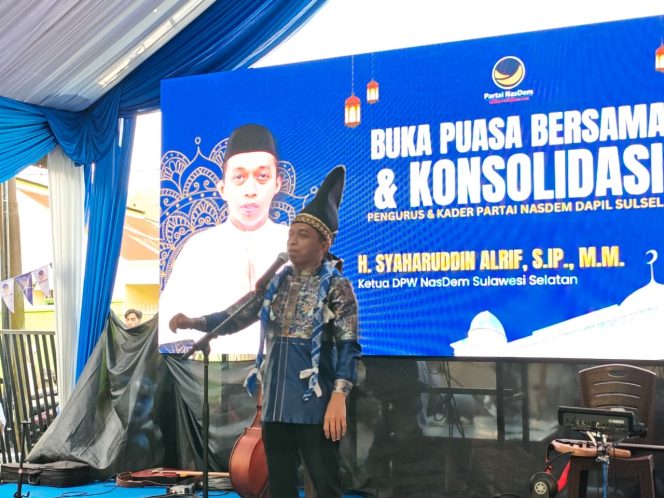 
 Ramadan Jadi Momentum Penguatan Partai, Syaharuddin Alrif Turun Langsung Konsolidasi NasDem Takalar