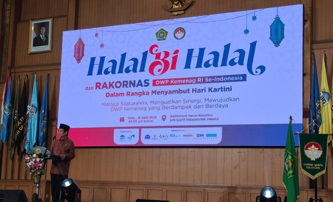 
 Tausiah Menag RI Prof. H. Nasaruddin Umar di Halal Bi Halal DWP Kemenag Sarat Makna: Belajar dari Keteguhan dan Ujian Iman
