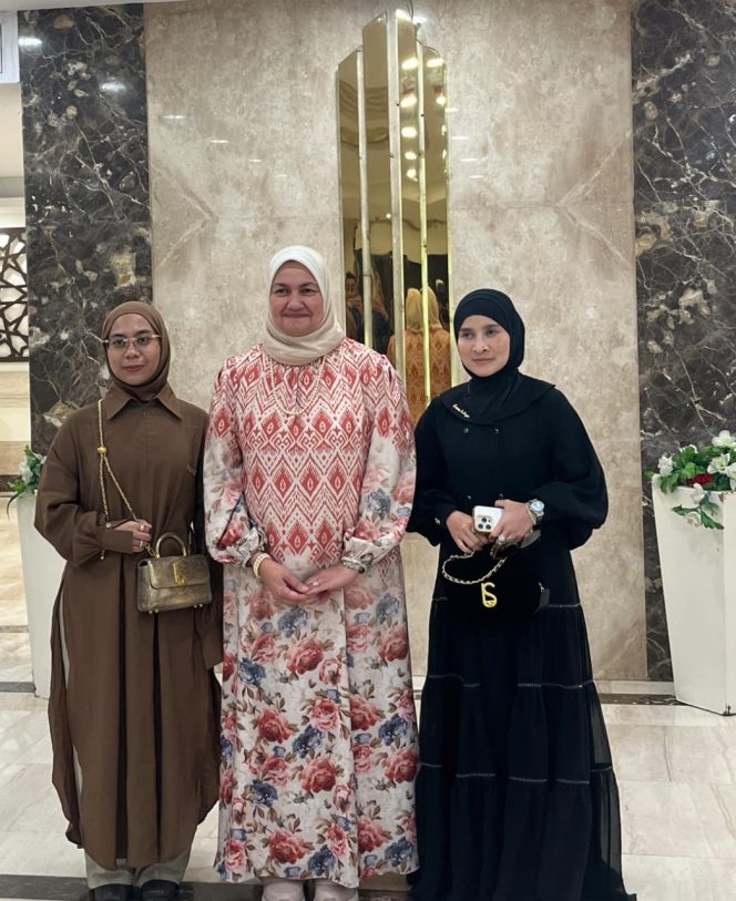 
 Brand Lina Sukijo Diterima Khusus Prof. Dr. Nahla Shabry Al-Saeedi, Kolaborasi Mode Muslimah Mendunia Segera Terwujud